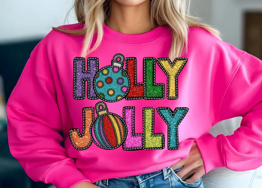 Holly Jolly with balls