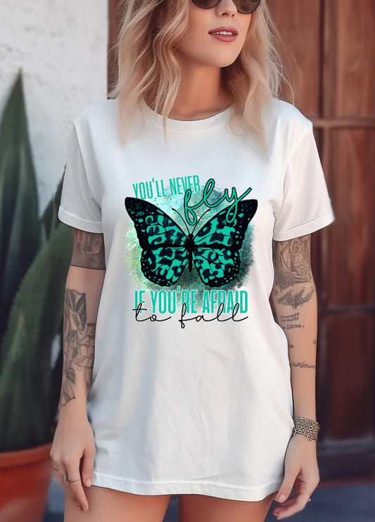 YOU'LL NEVER FLY IF YOUR AFRAID TO FALL