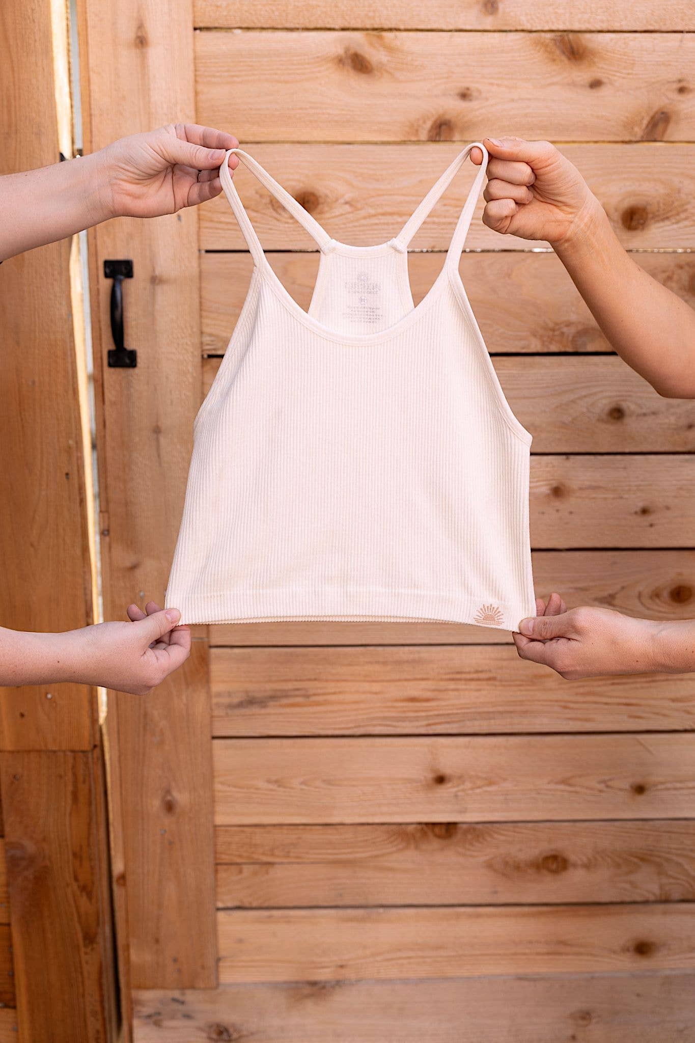 Ribbed Bralette- Cream