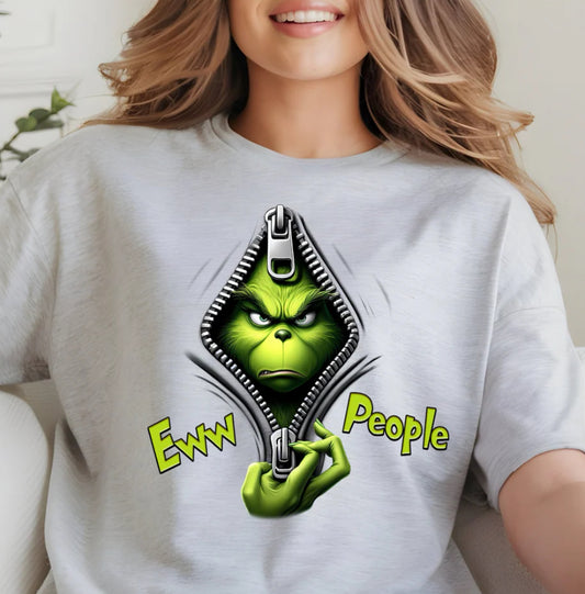Zipper grinch ew people