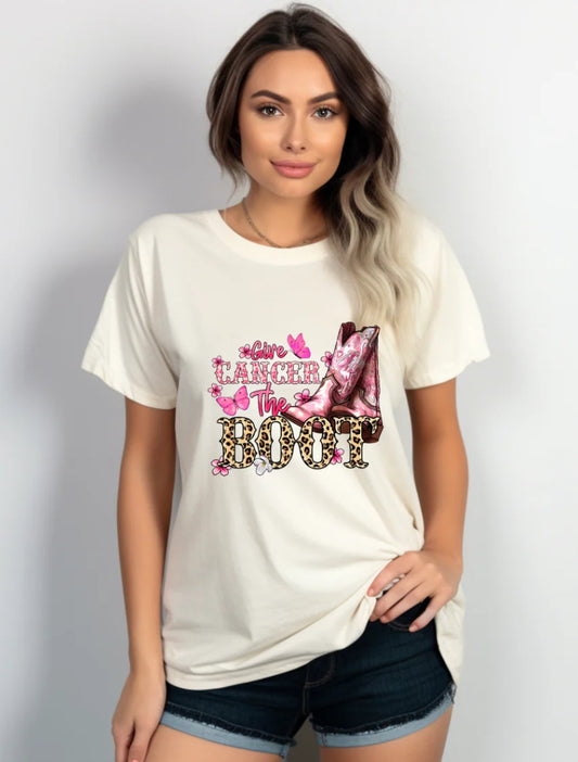 Give cancer the boot