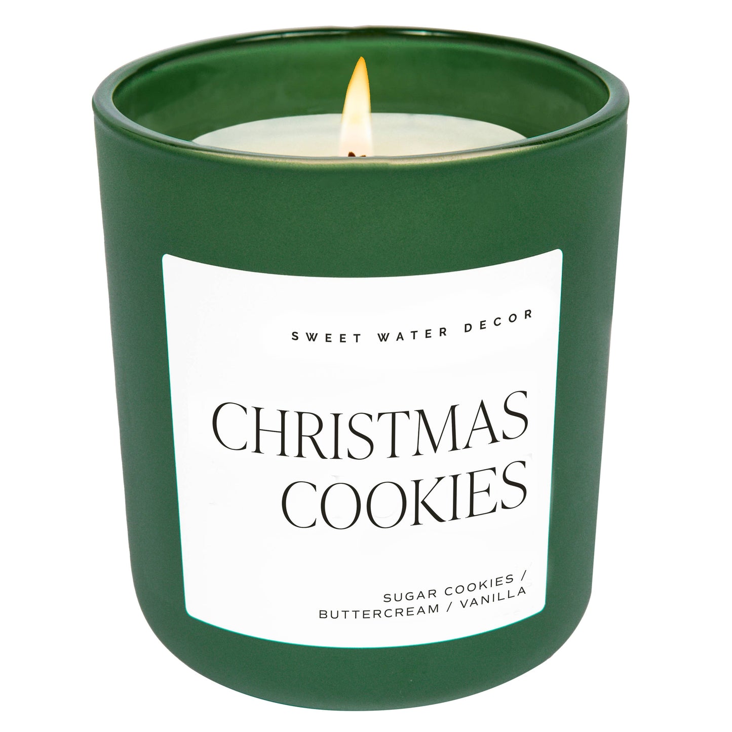 Christmas Cookies 15 oz Soy Candle, Matte Jar