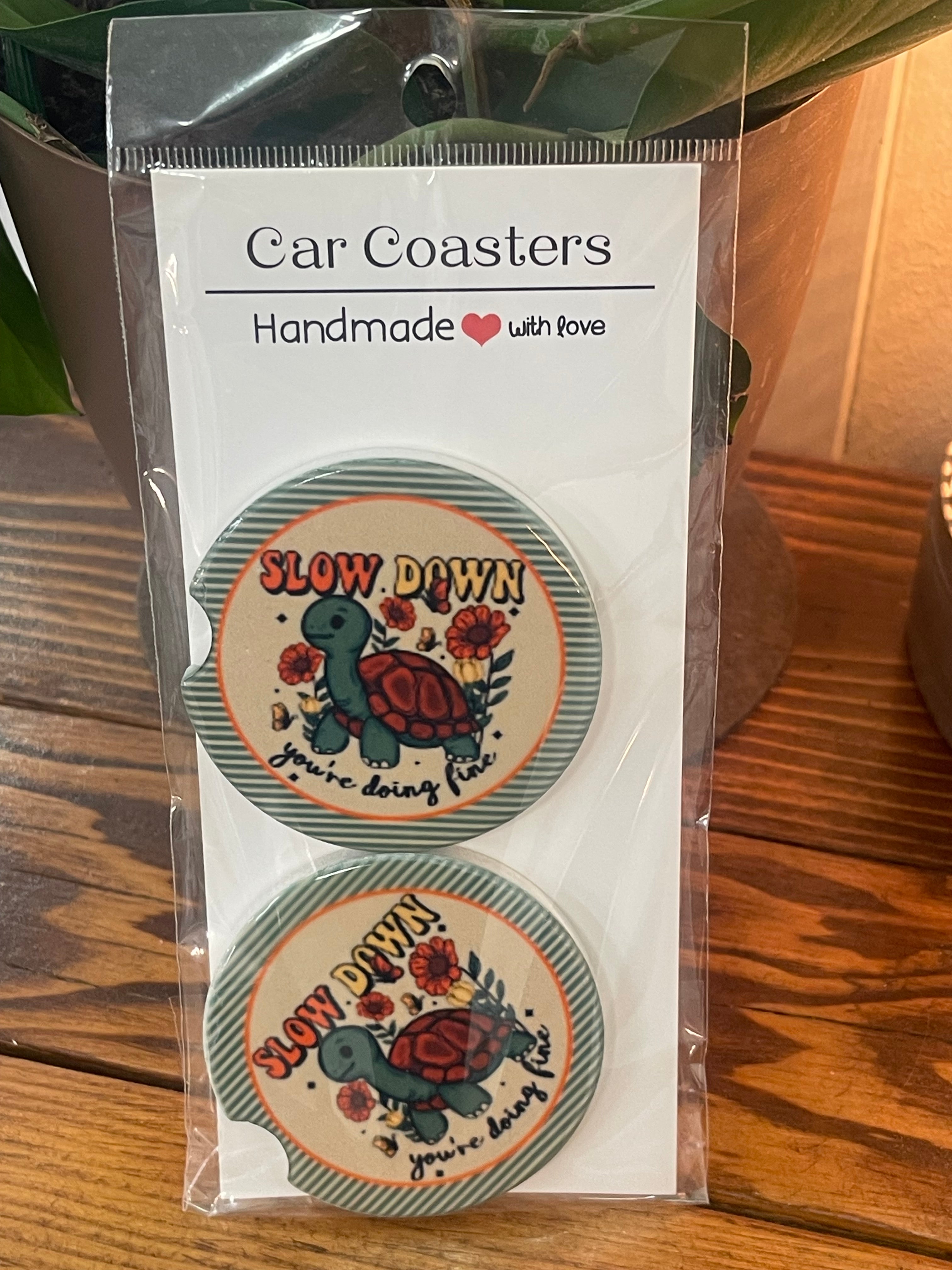 Slow down car coaster