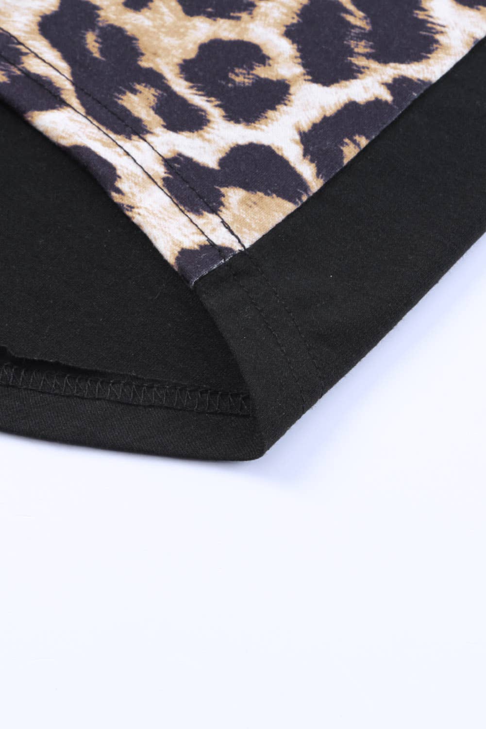 Leopard Dolman Sleeve Knit Top