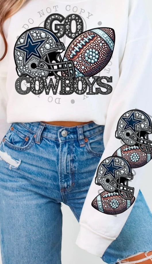 GO COWBOYS CREWNECK
