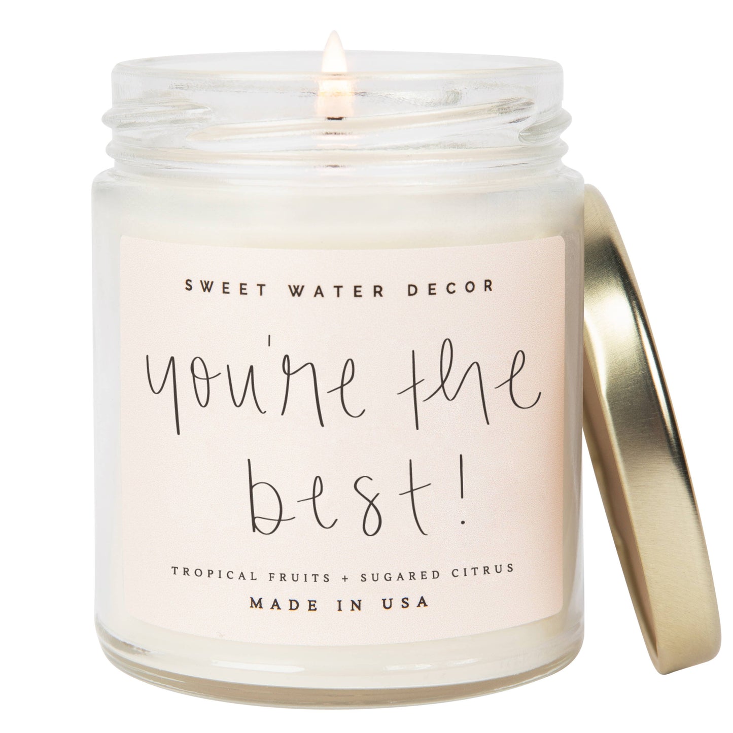 You're The Best! 9 oz Soy Candle - Home Decor & Gifts