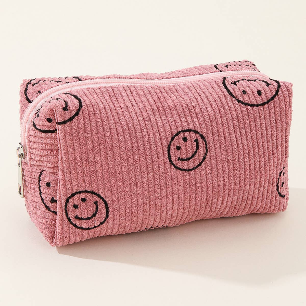 SIMPLE SMILING FACE MEDIUM COSMETIC BAG