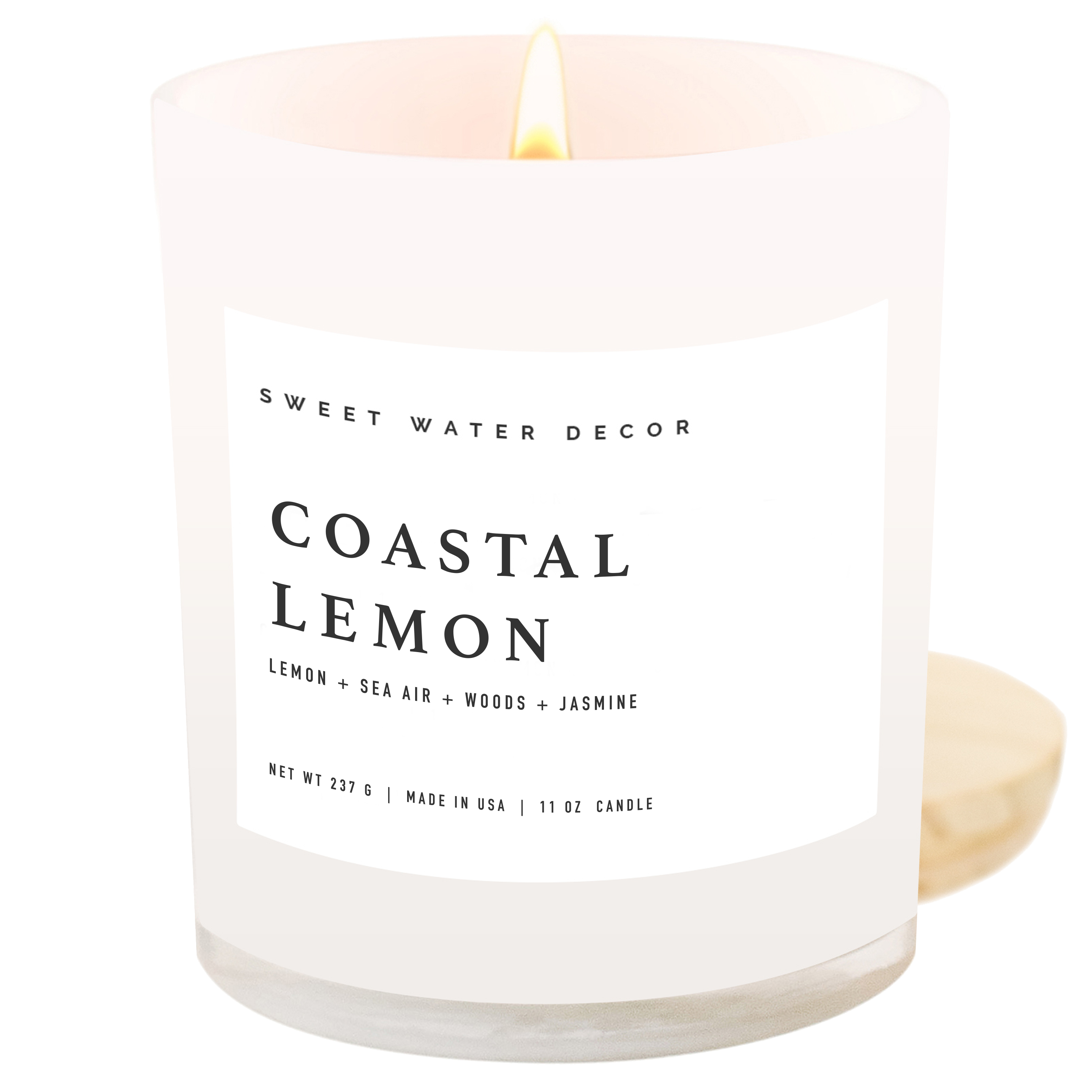 Coastal Lemon 11 oz Soy Candle