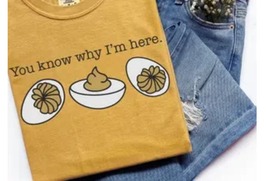 You know why I’m here