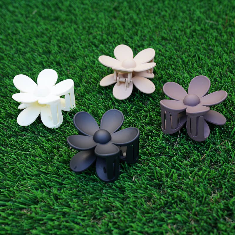 ,, 42POPS Large Flower Hair Claw Hair Clip