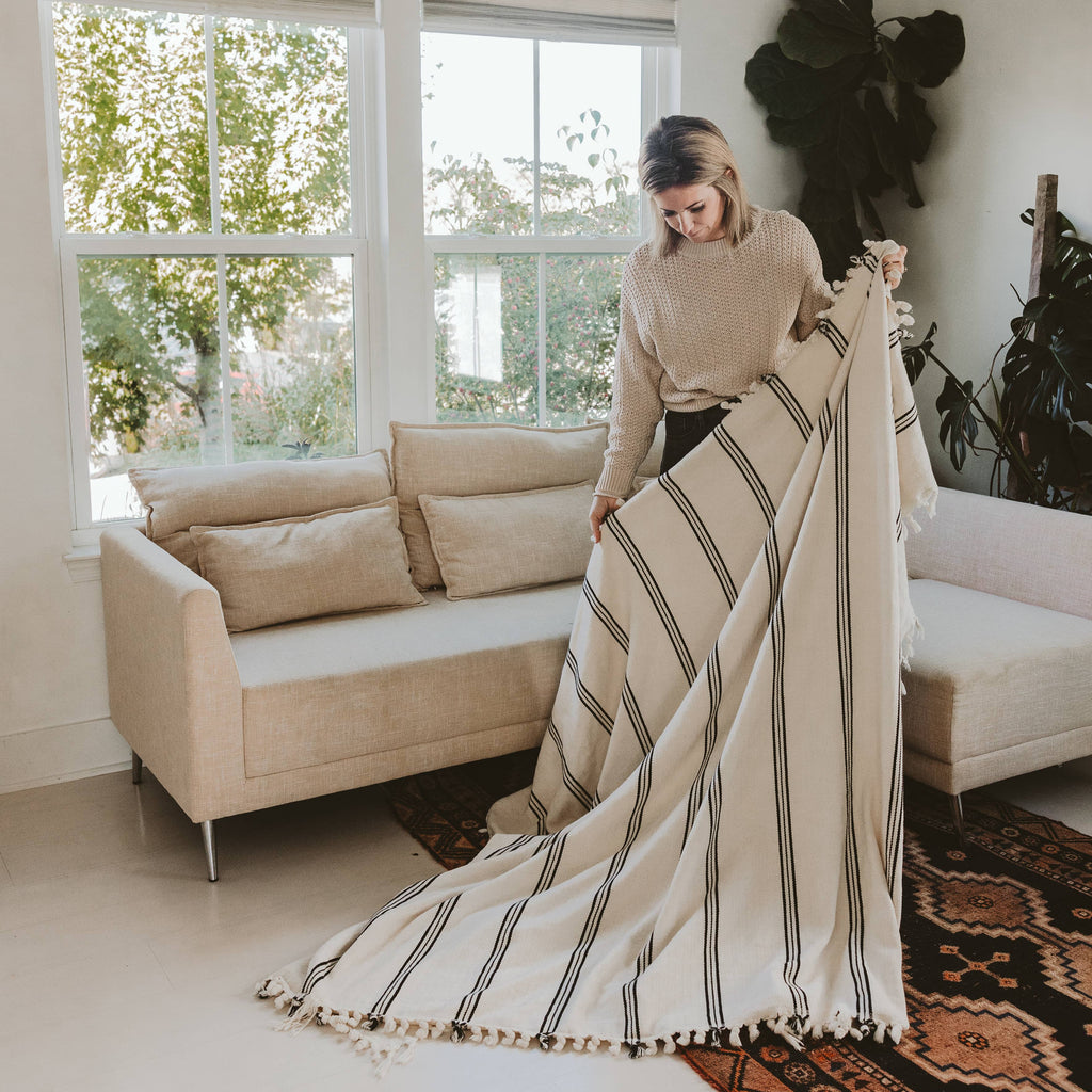 Kate Turkish Throw Blanket