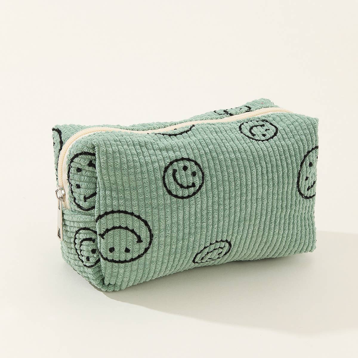 SIMPLE SMILING FACE MEDIUM COSMETIC BAG