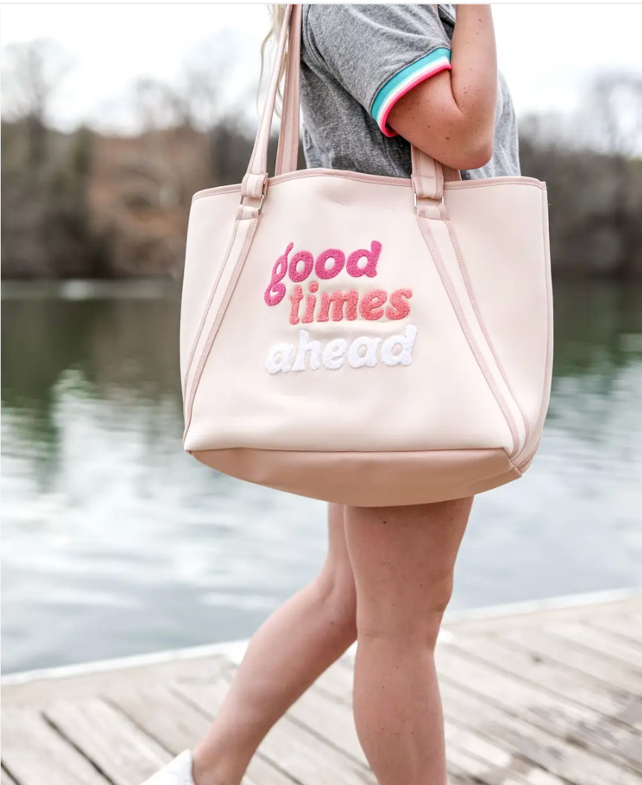 Good Times Ahead Neoprene Tote