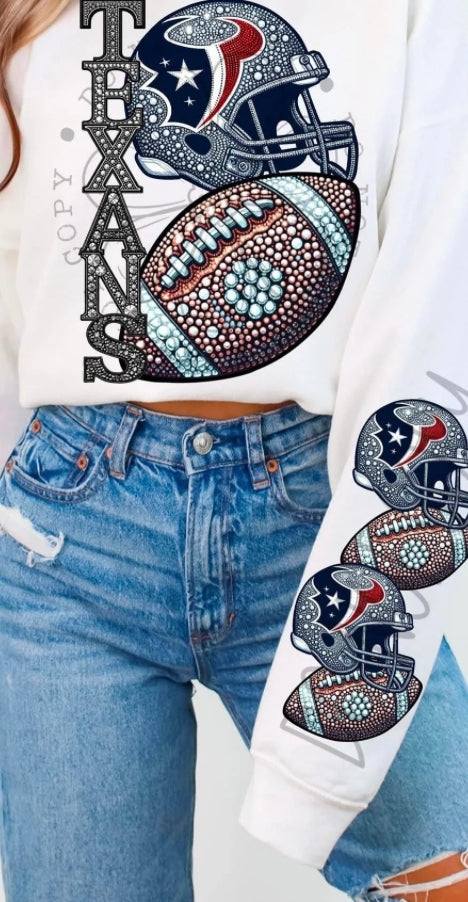 TEXANS CREWNECK