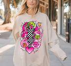 Pink retro grinch
