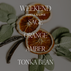 Weekend 9 oz Soy Candle