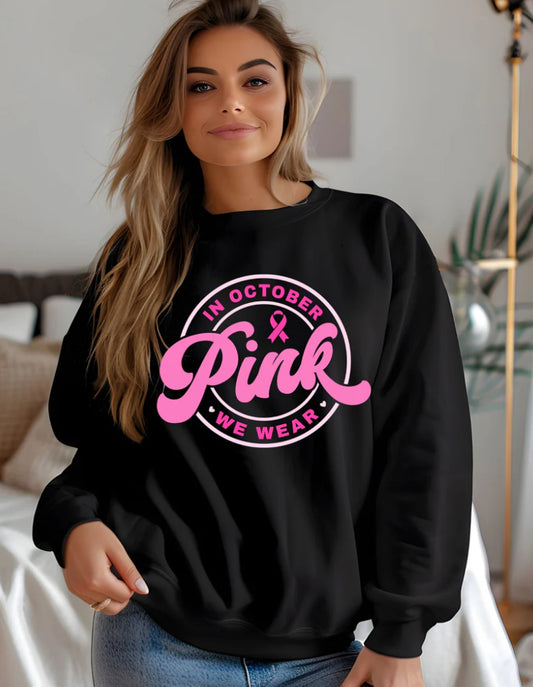 In October we wear pink