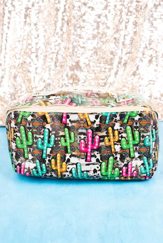 Cactus makeup bag