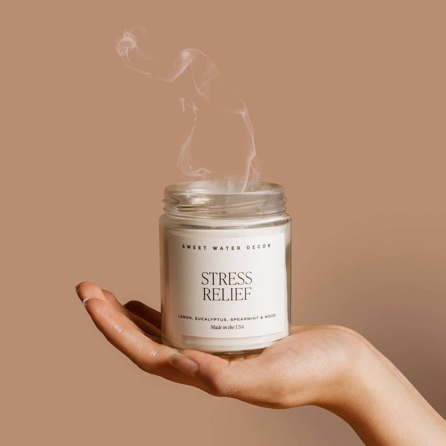 Stress Relief 9 oz Soy Candle - Home Decor & Gifts