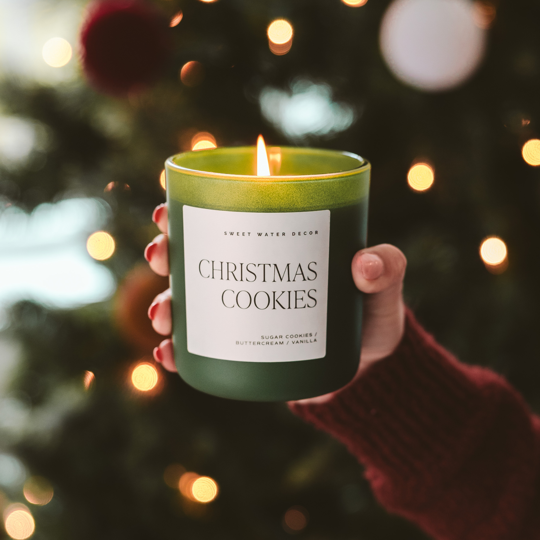 Christmas Cookies 15 oz Soy Candle, Matte Jar