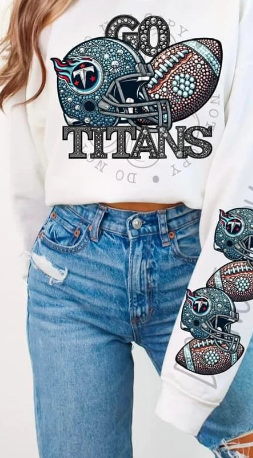GO TITANS CREWNECK
