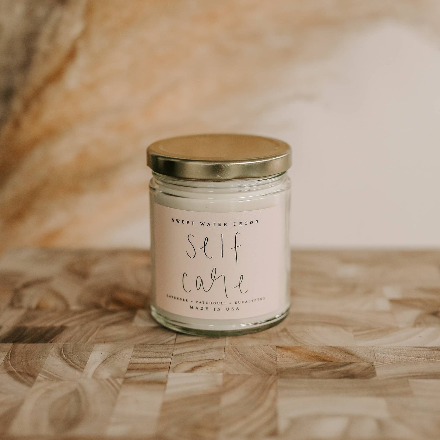 Self Care 9 oz Soy Candle - Home Decor & Gifts