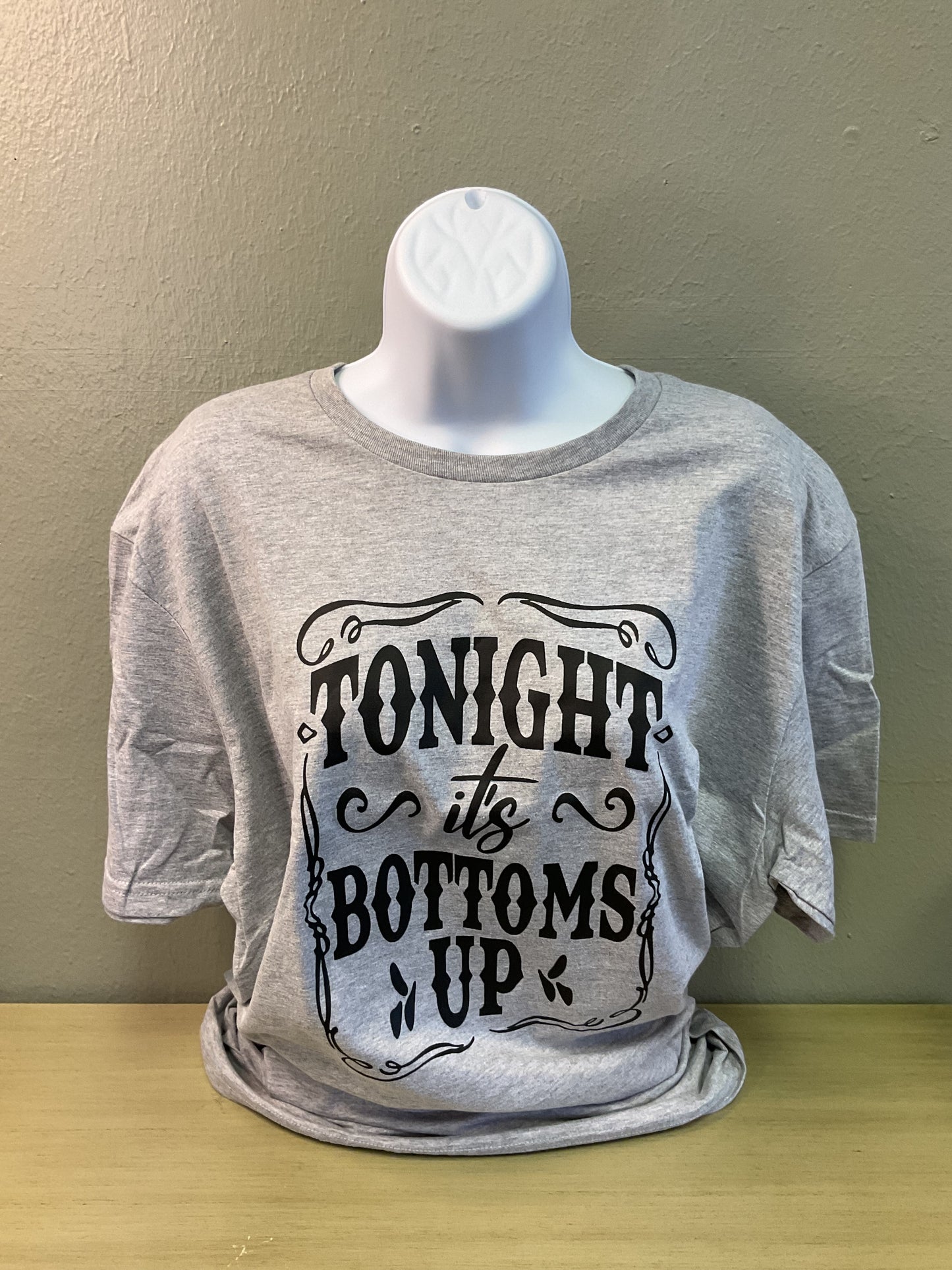 Tonight it’s bottoms up tee