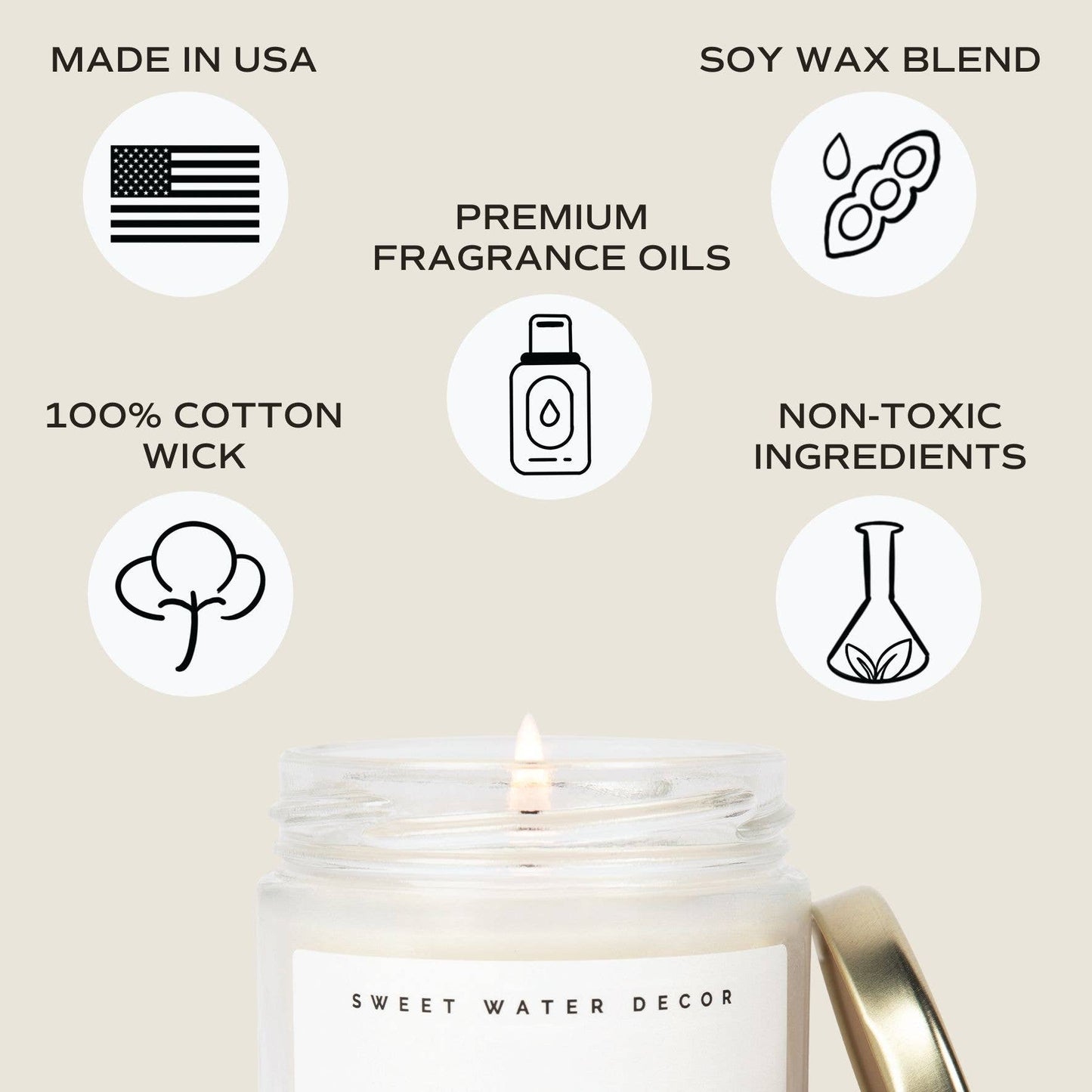 Self Care 9 oz Soy Candle - Home Decor & Gifts