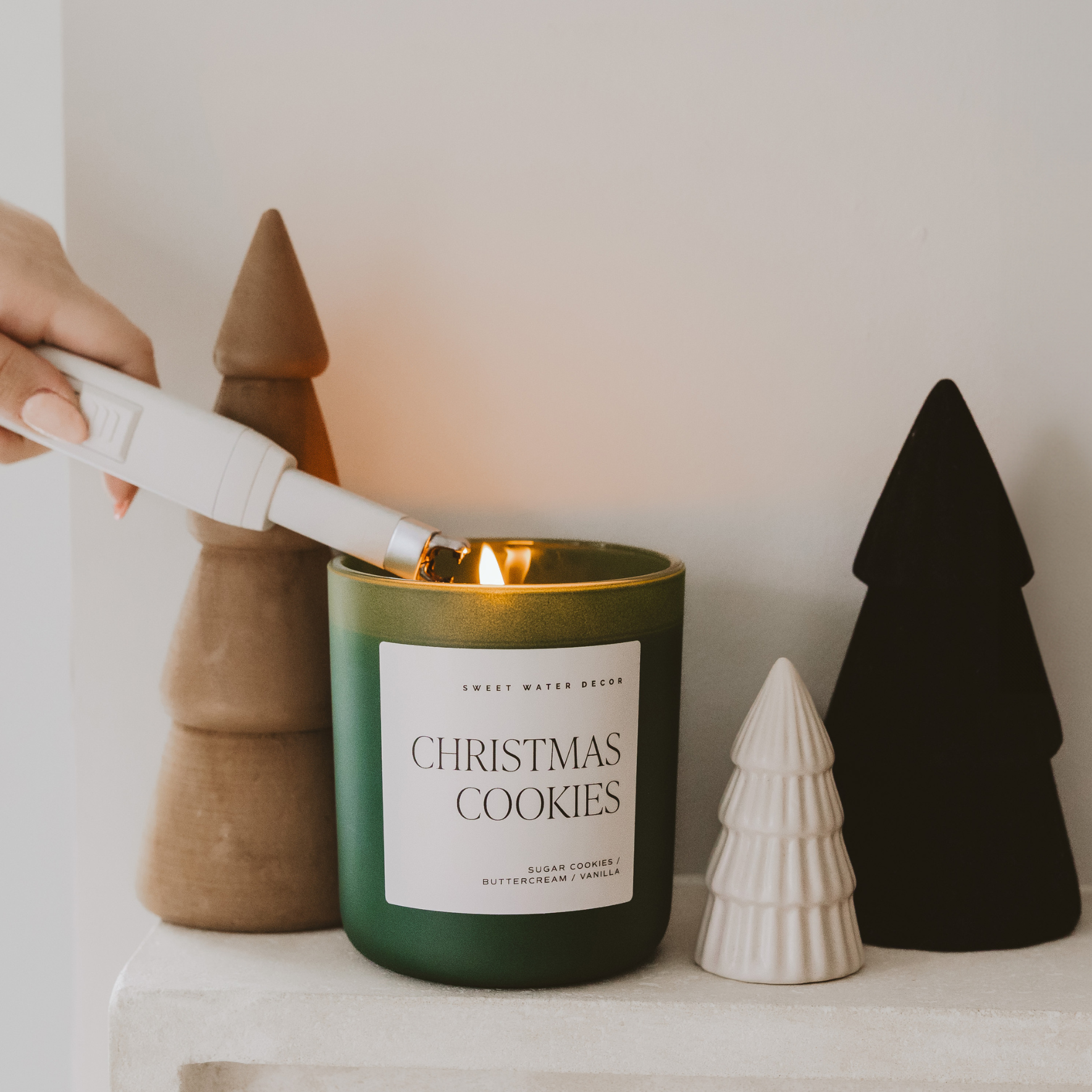 Christmas Cookies 15 oz Soy Candle, Matte Jar