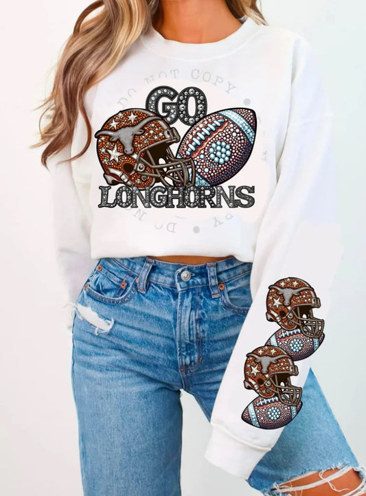 GO LONGHORNS CREWNECK