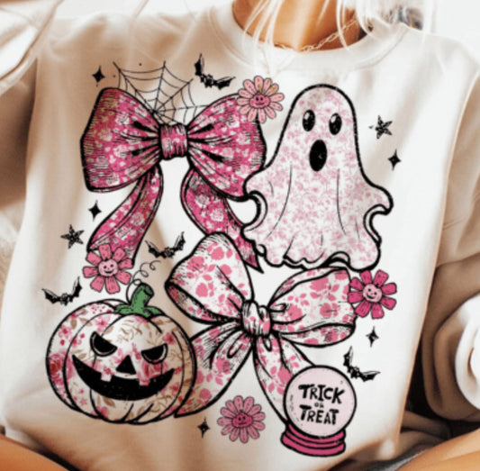 Girly ghost with bow