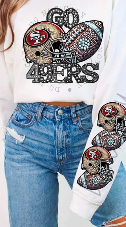 GO 49ERS CREWNECK
