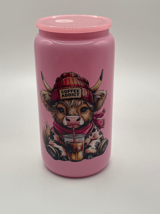 COFFEE ADDICT COW