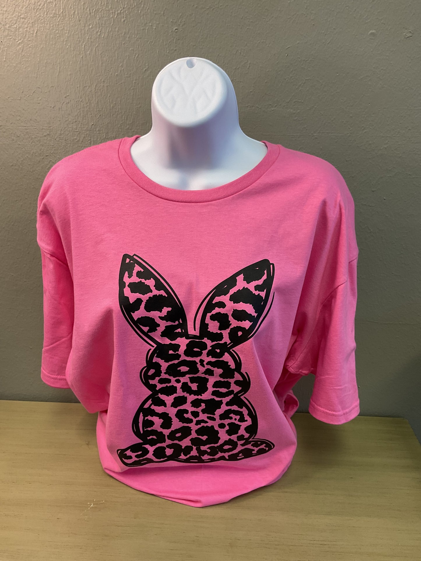 Bunny w/ leopard print tee