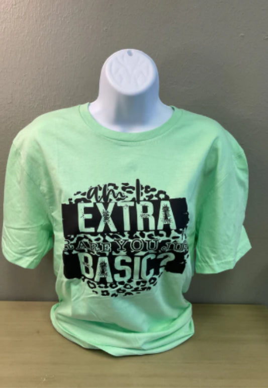 AM I EXTRA OR ARE YOU BASIC