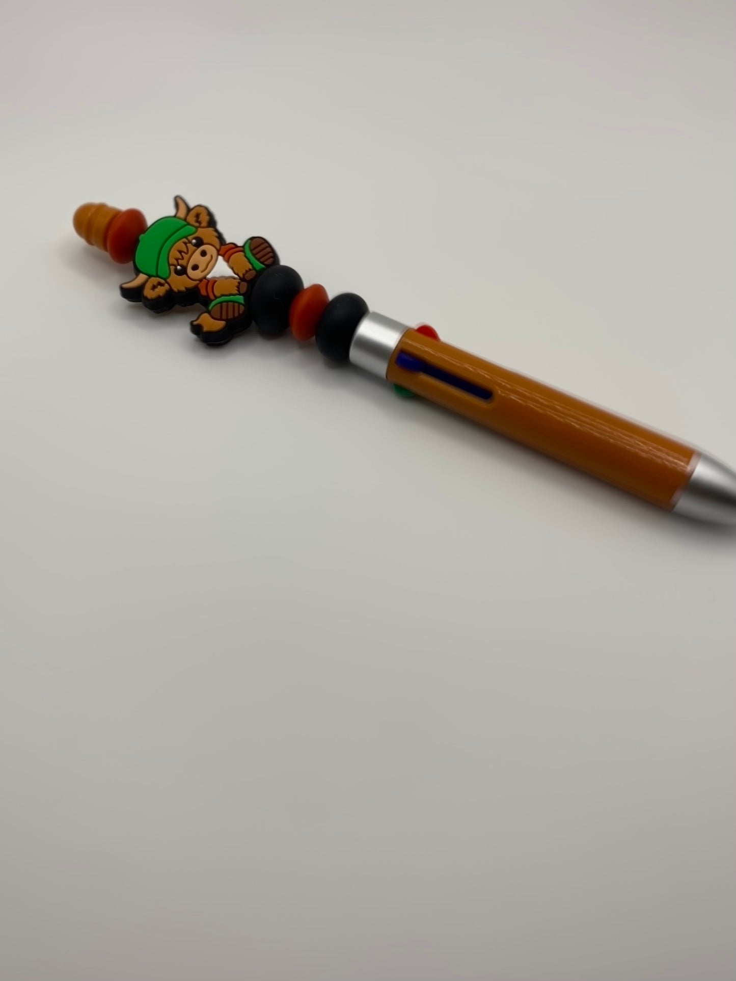 Little boy cow multicolored pen