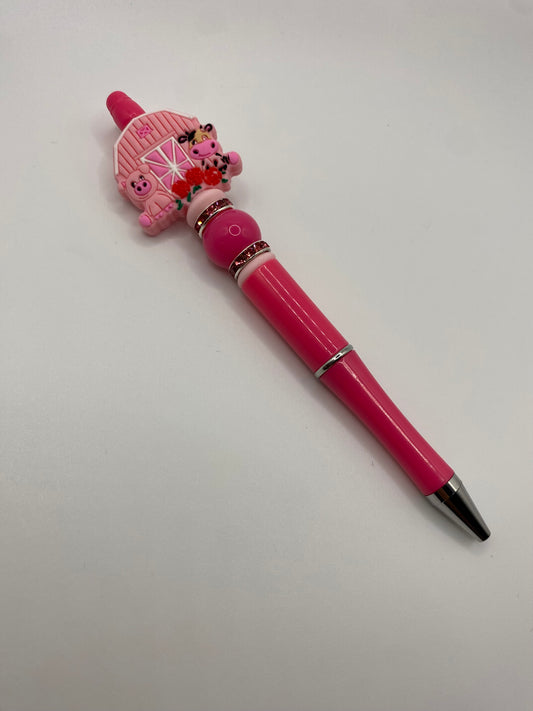 Pink cow/big barn pen