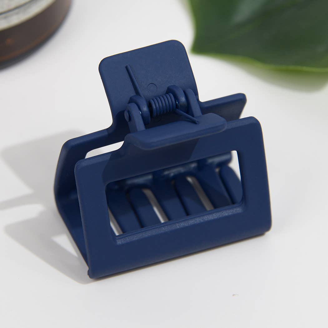 Mini 1.96" Square Matte Holder Hair Clip