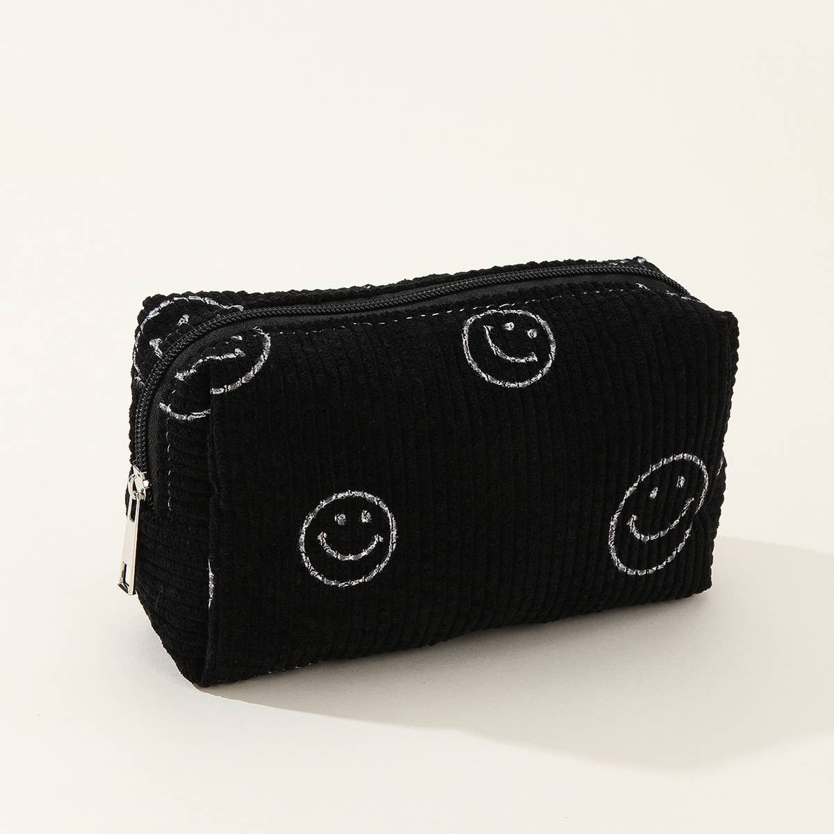 SIMPLE SMILING FACE MEDIUM COSMETIC BAG