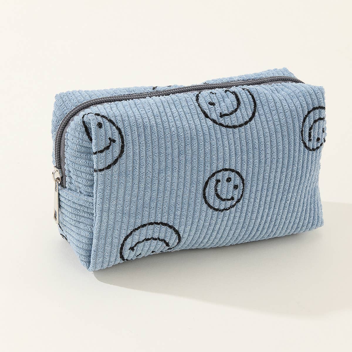 SIMPLE SMILING FACE MEDIUM COSMETIC BAG