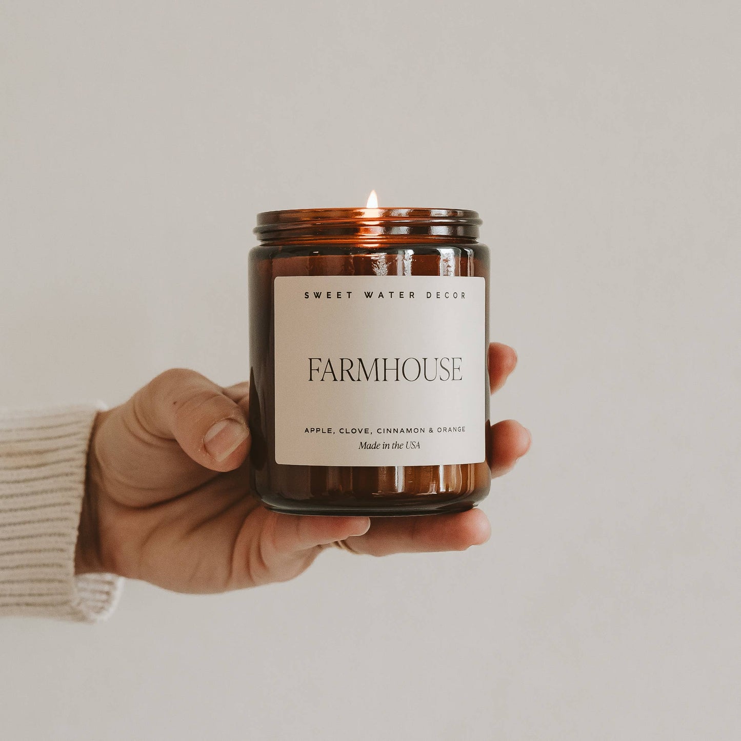 Farmhouse 9 oz Soy Candle - Fall Home Decor & Gifts